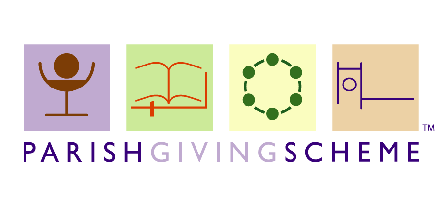 Multi-coloured logo of the Parish GIving Scheme