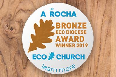 Open We're a Bronze Eco Diocese
